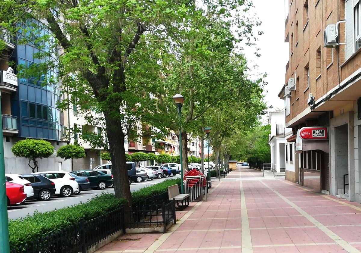 Paseo de la Estación, afectado por las obras del tren en superficie