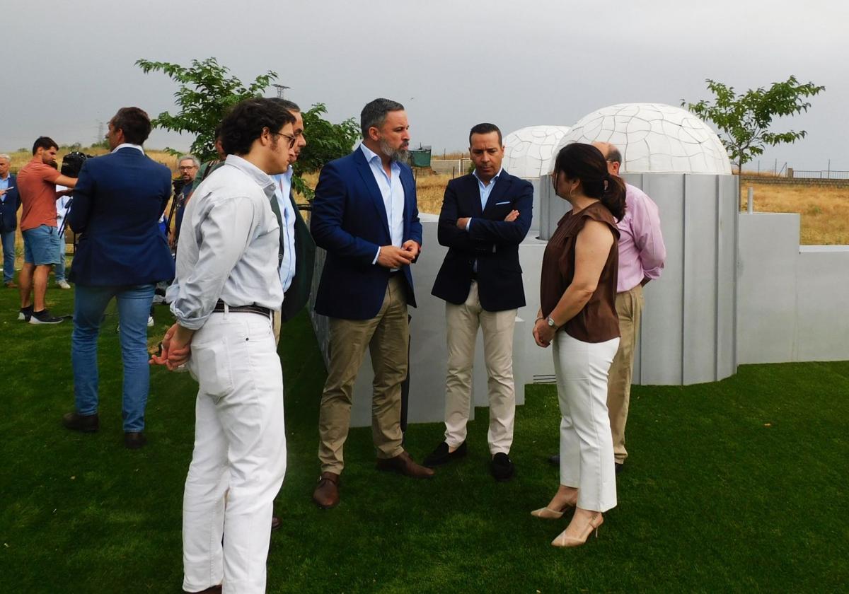 Abascal a su llegada a Almaraz