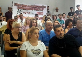 Reivindicación sindical en el pleno