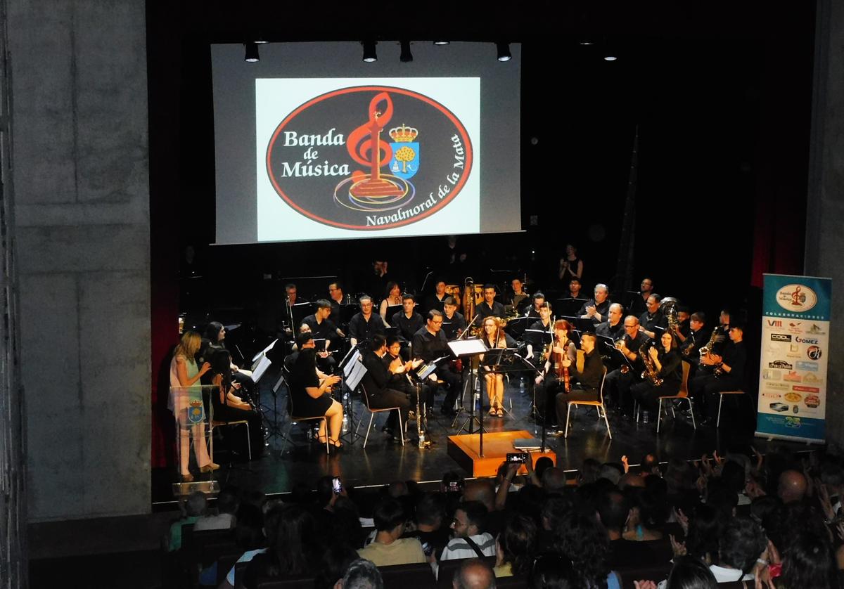 La Banda de Música en el concierto de su 25 aniversario