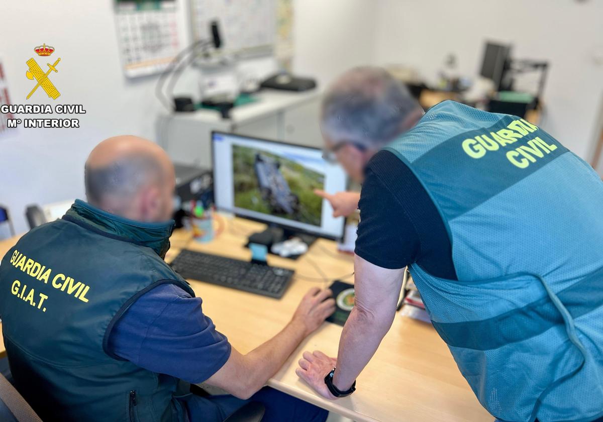 Miembros del Grupo de Investigación y Análisis de Tráfico de la Guardia Civil
