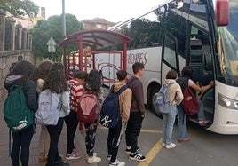 Autobús escolar activo el pasado curso