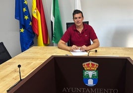 Iñaki Campo en el salón de plenos