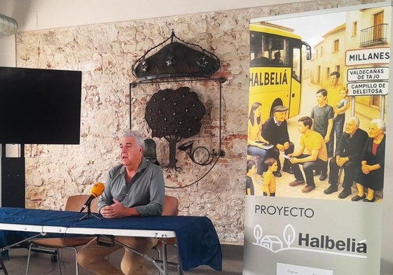 Ramón Barbado en la presentación del proyecto