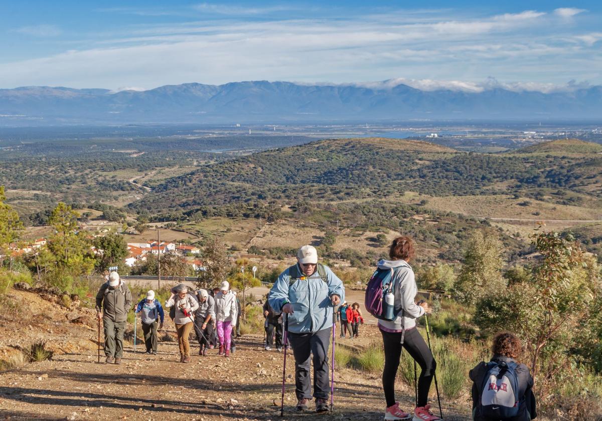 En plena subida al puerto de Miravete