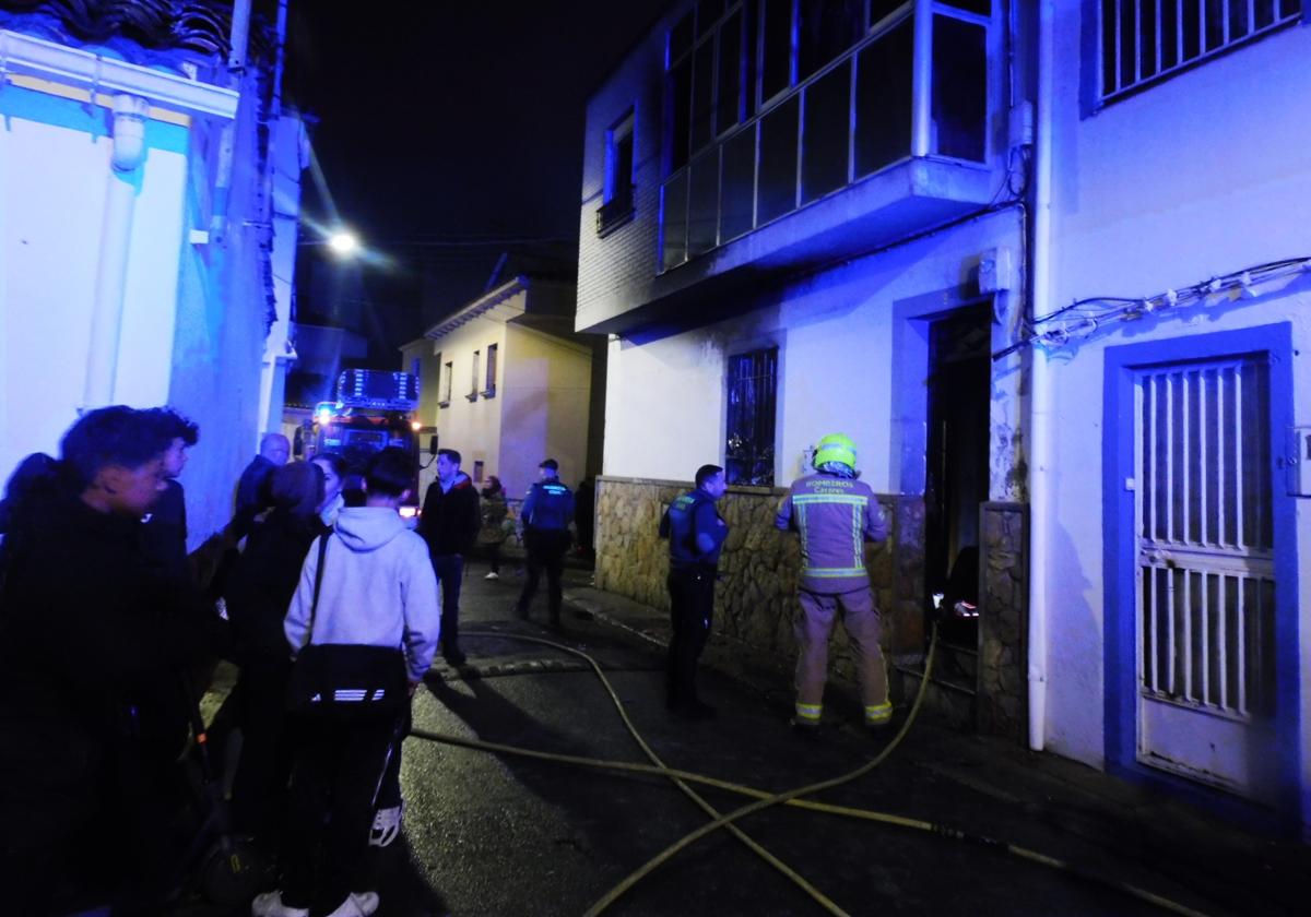 La vivienda siniestrada se encuentra en la calle Murillo