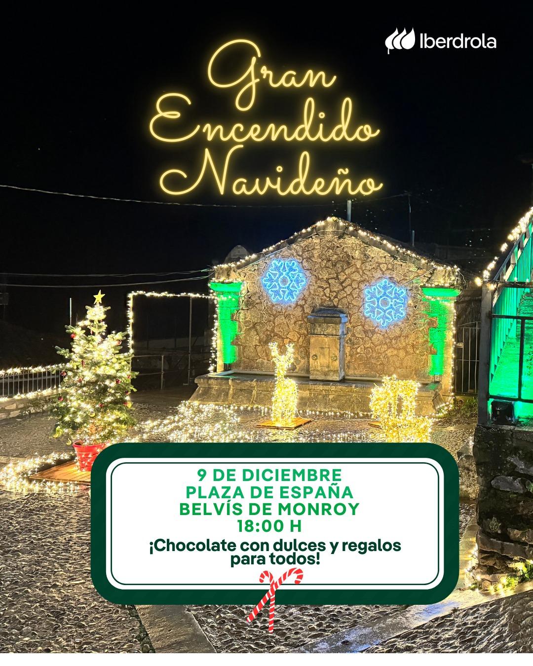 Belvís y las Casas presumen de iluminación navideña especial