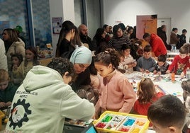 Ambiente en la tarde del viernes en La Gota