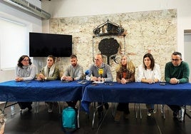 Hueso arropado por su equipo en La Inmaculada