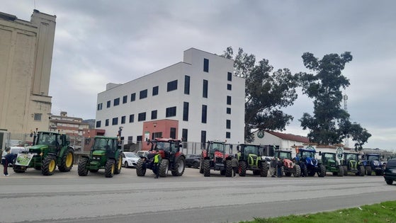 Tractorada en el Campo Arañuelo contra la PAC