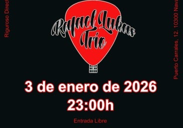 Rafael Lukas Trío se presenta este sábado en soundclub