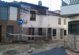 Inmueble vallado en la calle San Fernando