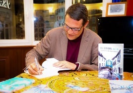 Óscar García presenta en el Hogar Extremeño de Gran Vía 'El eco del agua'