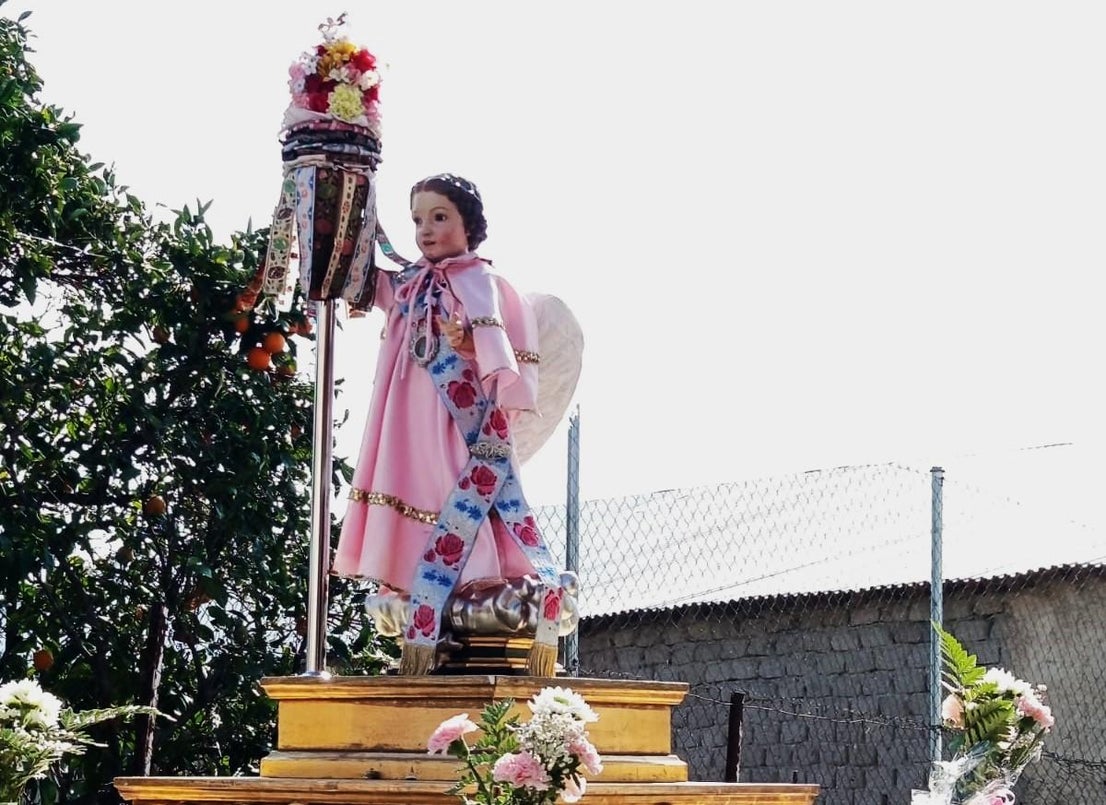 Valdehúncar brilla con el Ángel y el Cristo del Perdón