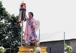 Valdehúncar brilla con el Ángel y el Cristo del Perdón