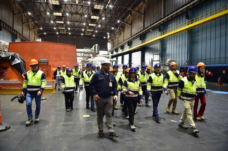 Reciente visita de eurodiputados a la central