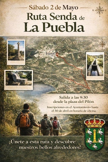 El Ayuntamiento de El Gordo recupera la ruta Senda La Puebla - Camino Trujillano