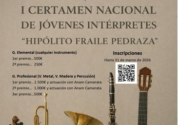 El Teatro del Mercado acoge este fin de semana el I Concurso Nacional de Jóvenes Intérpretes
