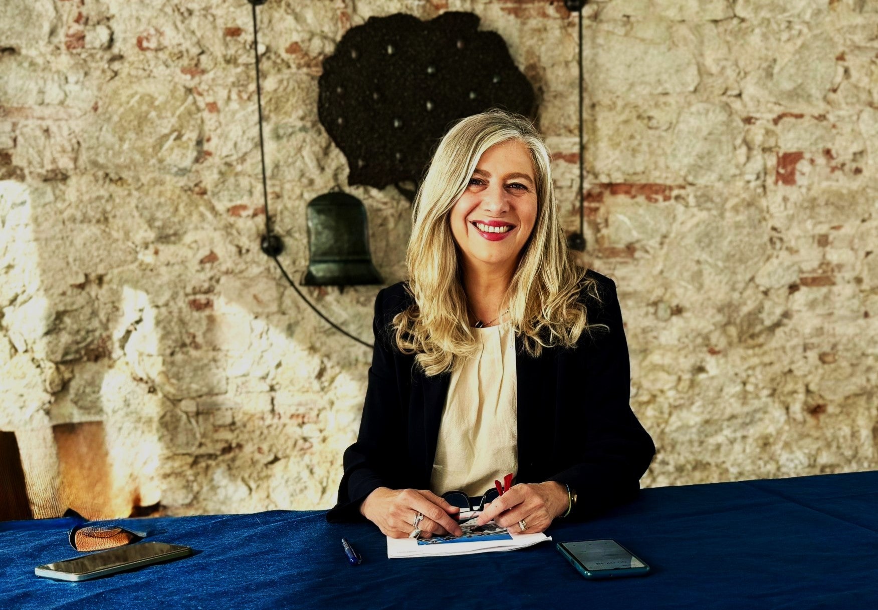 Cristina Marcos en la presentación de la feria