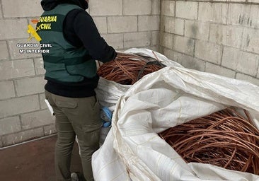 Detenidos dos trabajadores por el robo de 23.000 kilos de cobre a una empresa de las Villuercas