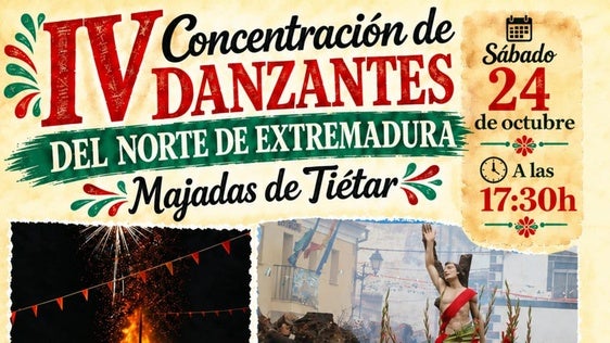 Majadas de Tiétar acogerá el sábado la IV Concentración de Danzantes del Norte de Extremadura