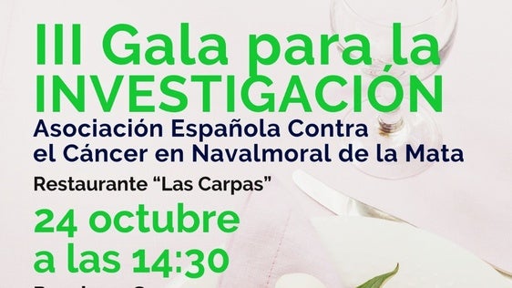 La Asociación Española contra el Cáncer celebrará el sábado la III Gala para la Investigación