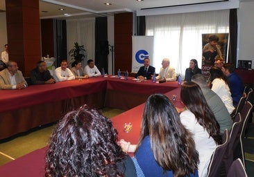 Los empresarios muestran sus preocupaciones e inquietudes al vicepresidente de la Junta de Extremadura
