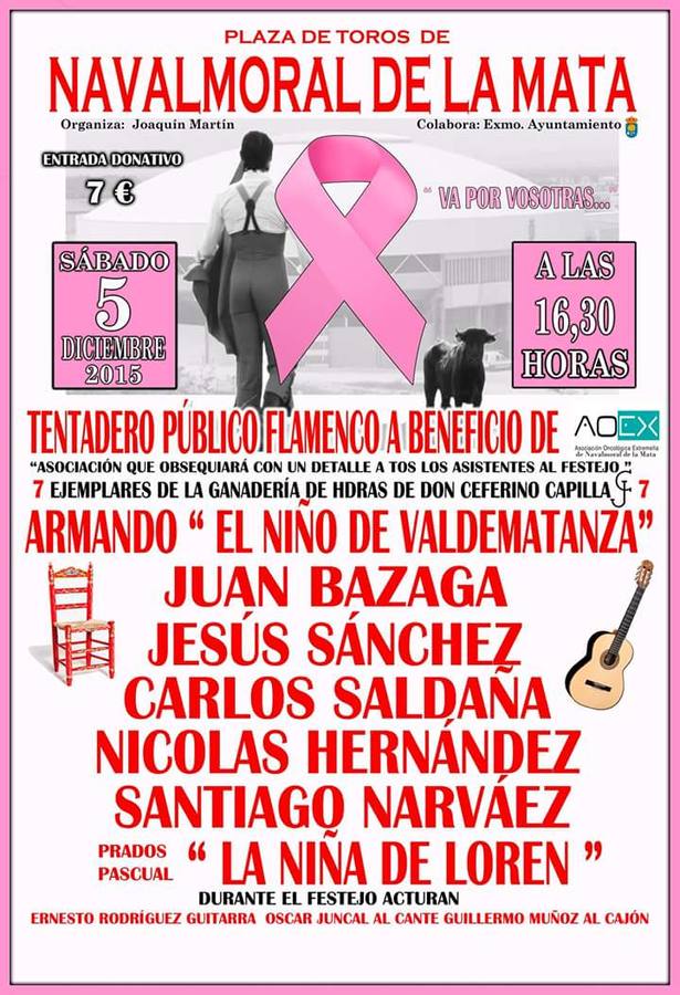 Toros y flamenco se unen a beneficio de la Asociación Oncológica Extremeña