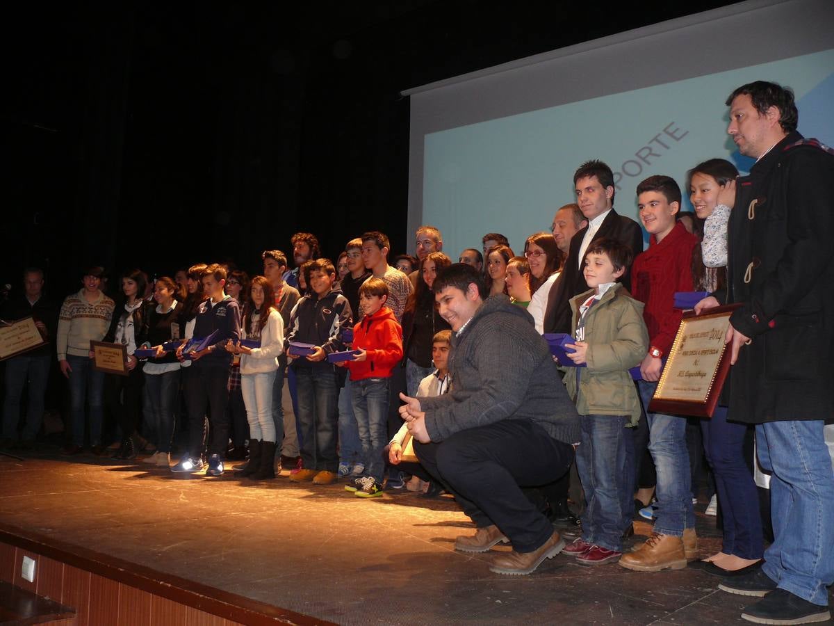 Foto de familia de la anterior Gala del Deporte 