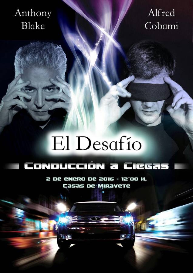 Alfred Cobami conducirá 5 kilómetros a ciegas por la antigua N-V