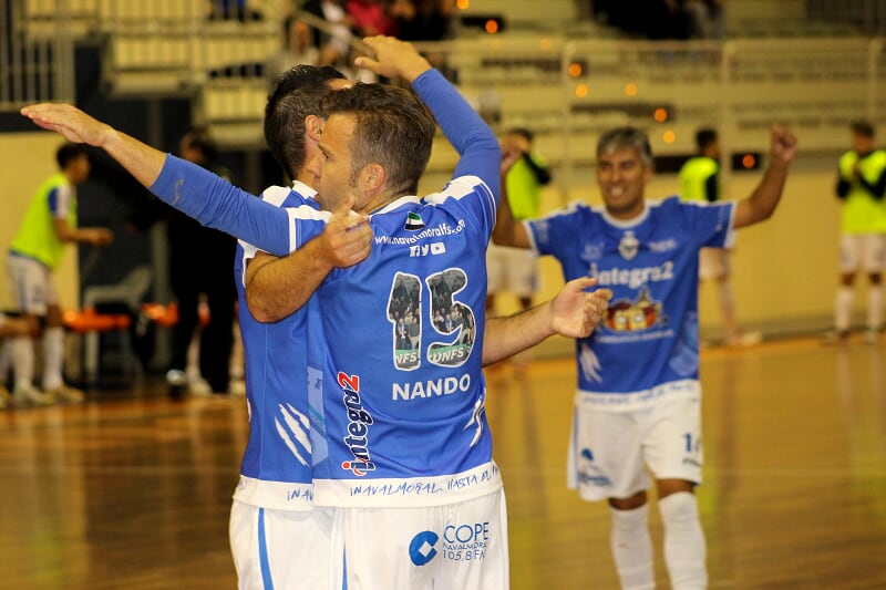 Espectacular victoria de Navalmoral FS en la cancha del Ciudad de Toledo, 5-8
