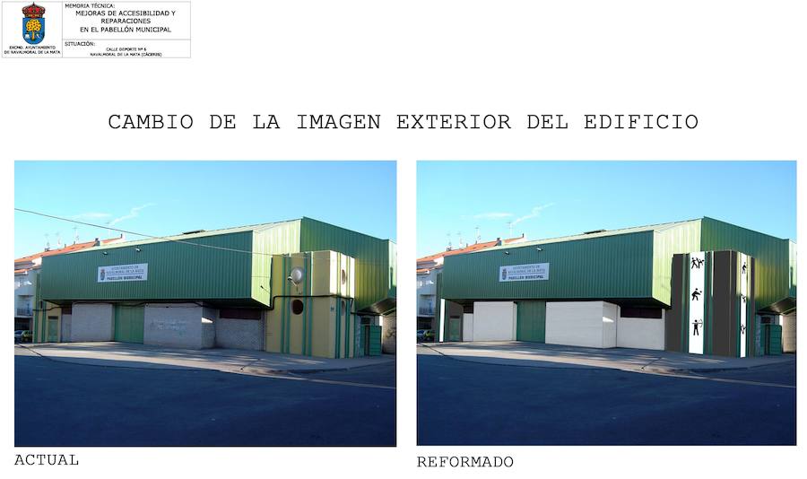 Aprobado el proyecto de reforma del pabellón del Molinillo, que costará casi 70.000 euros