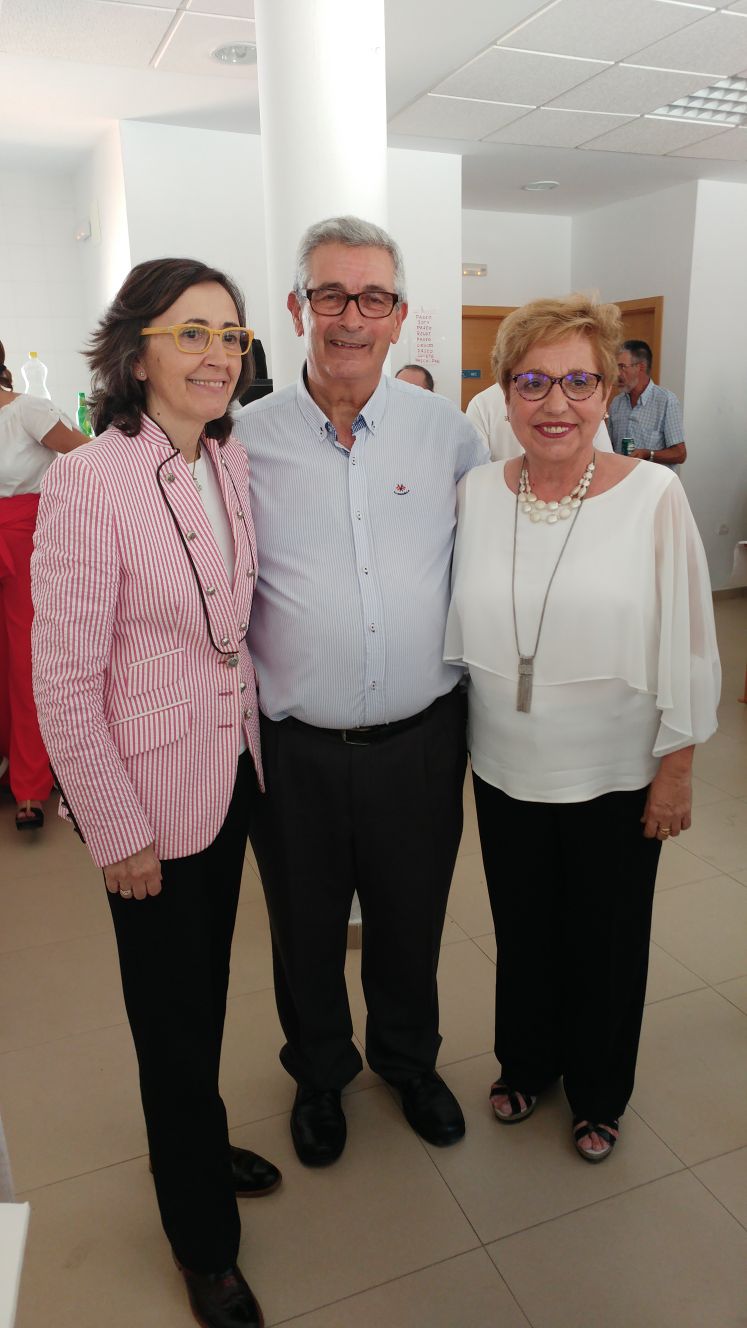 Rosa Aguilar, Rafael Brasero y Felicidad Montero 