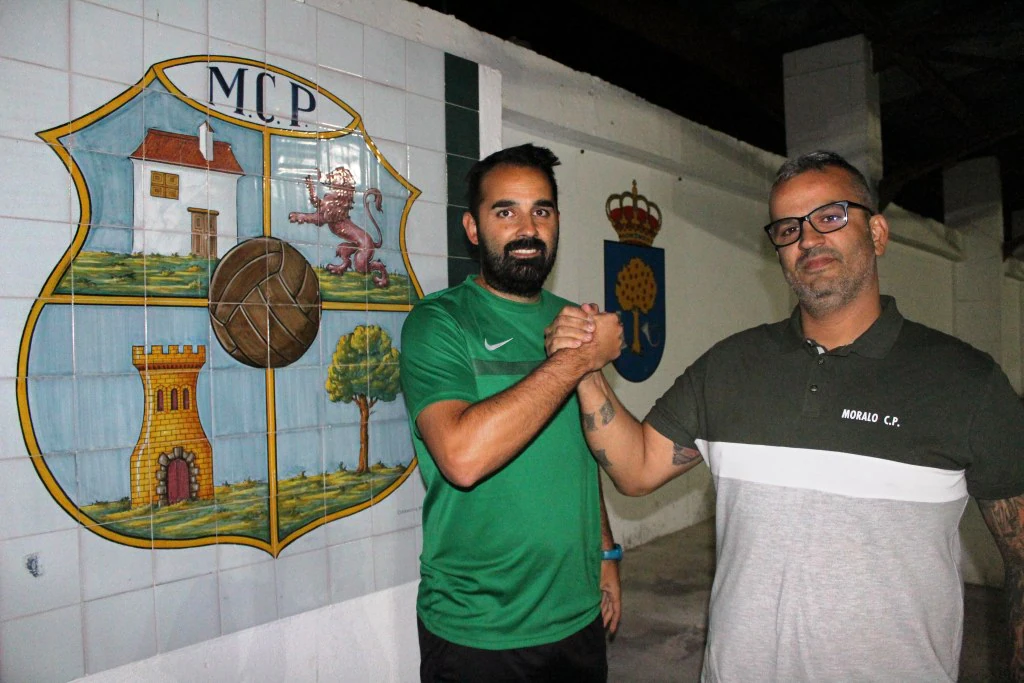 Emilio Gil y Horacio López, entrenador y presidente 