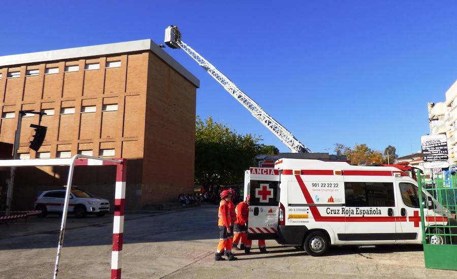 El colegio Campo Arañuelo vive un nuevo simulacro de incendio y evacuación