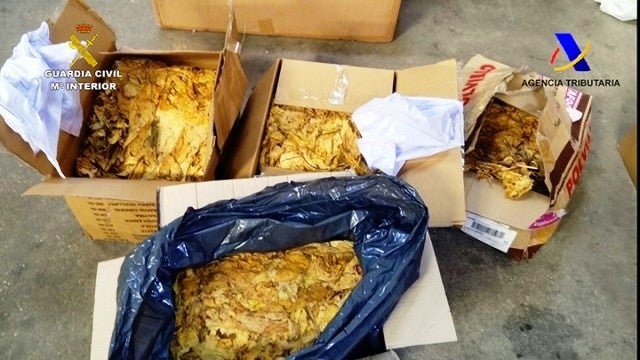 Varios detenidos en Navalmoral dentro de la operación 'Hoja seca' de venta ilegal de tabaco