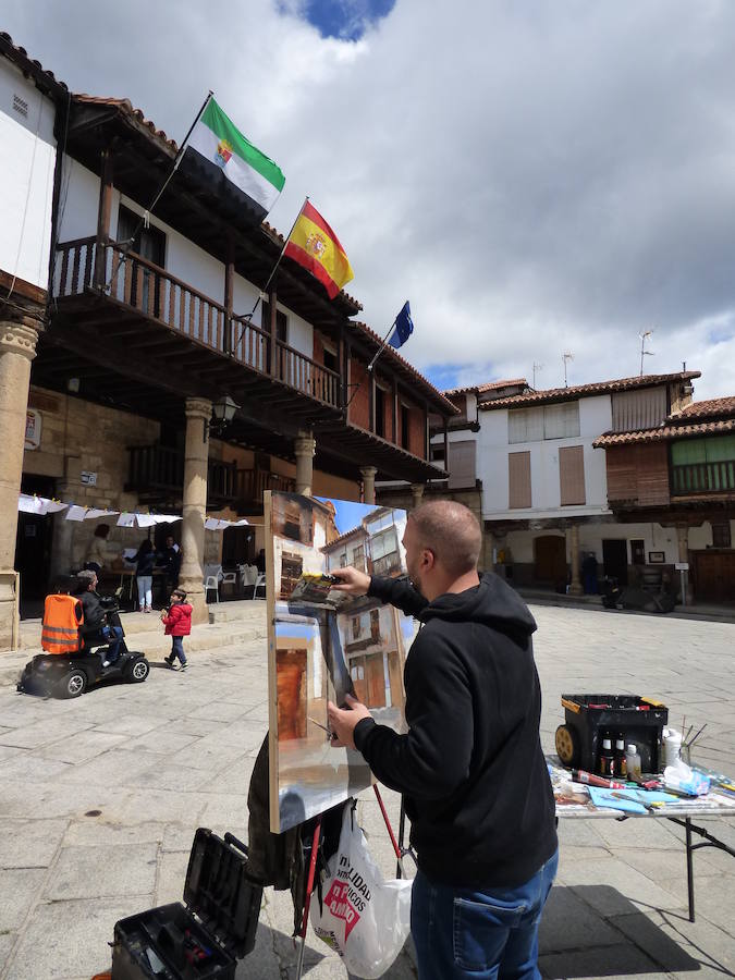 Un pintor malagueño ganó el 4º Concurso de Pintura Rápida de Valverde de la Vera