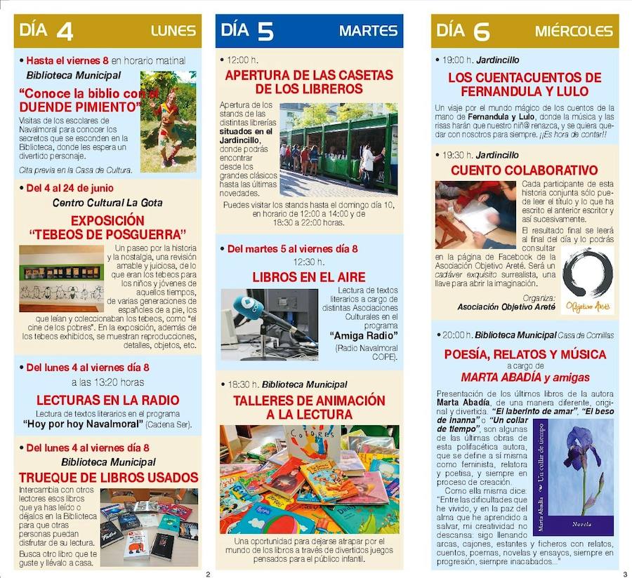 La Feria del Libro que se iniciará el lunes incluye más de una veintena de actividades