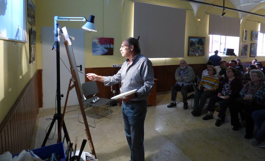 Clase magistral en la Fundación Concha y obra seleccionada en Madrid 