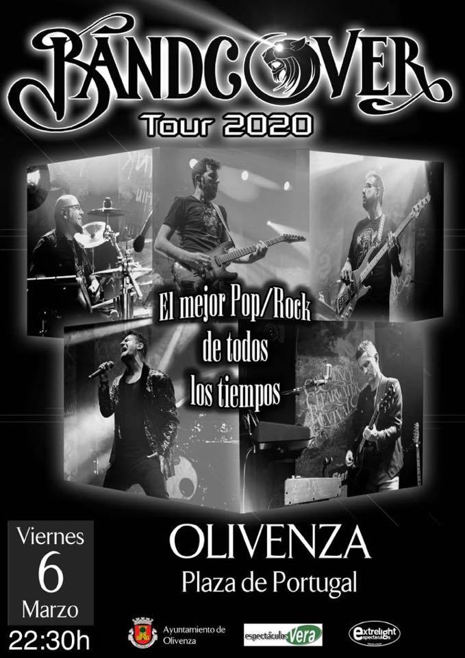Cartel del concierto de Bandcover. 