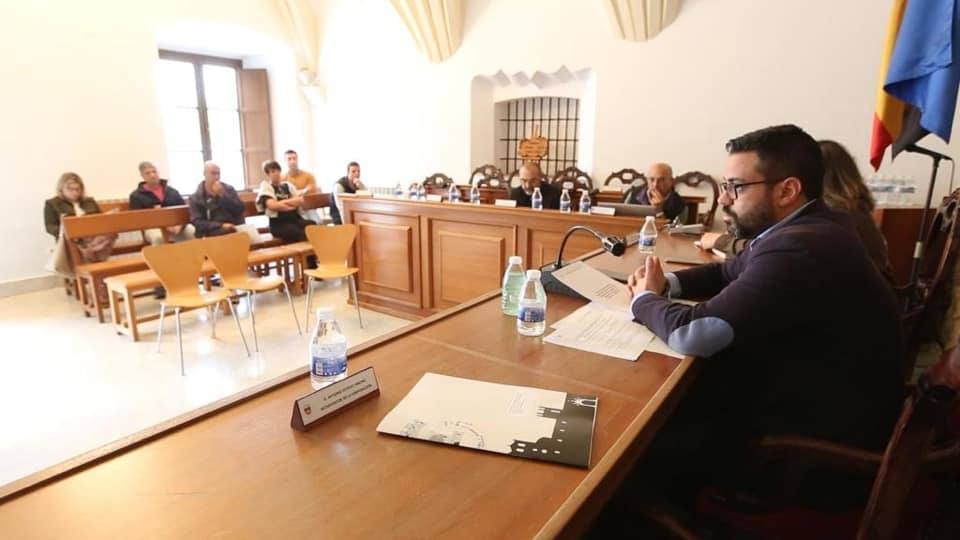 Reunión del Comité de Seguridad y Salud de Olivenza, el 13 de marzo. 