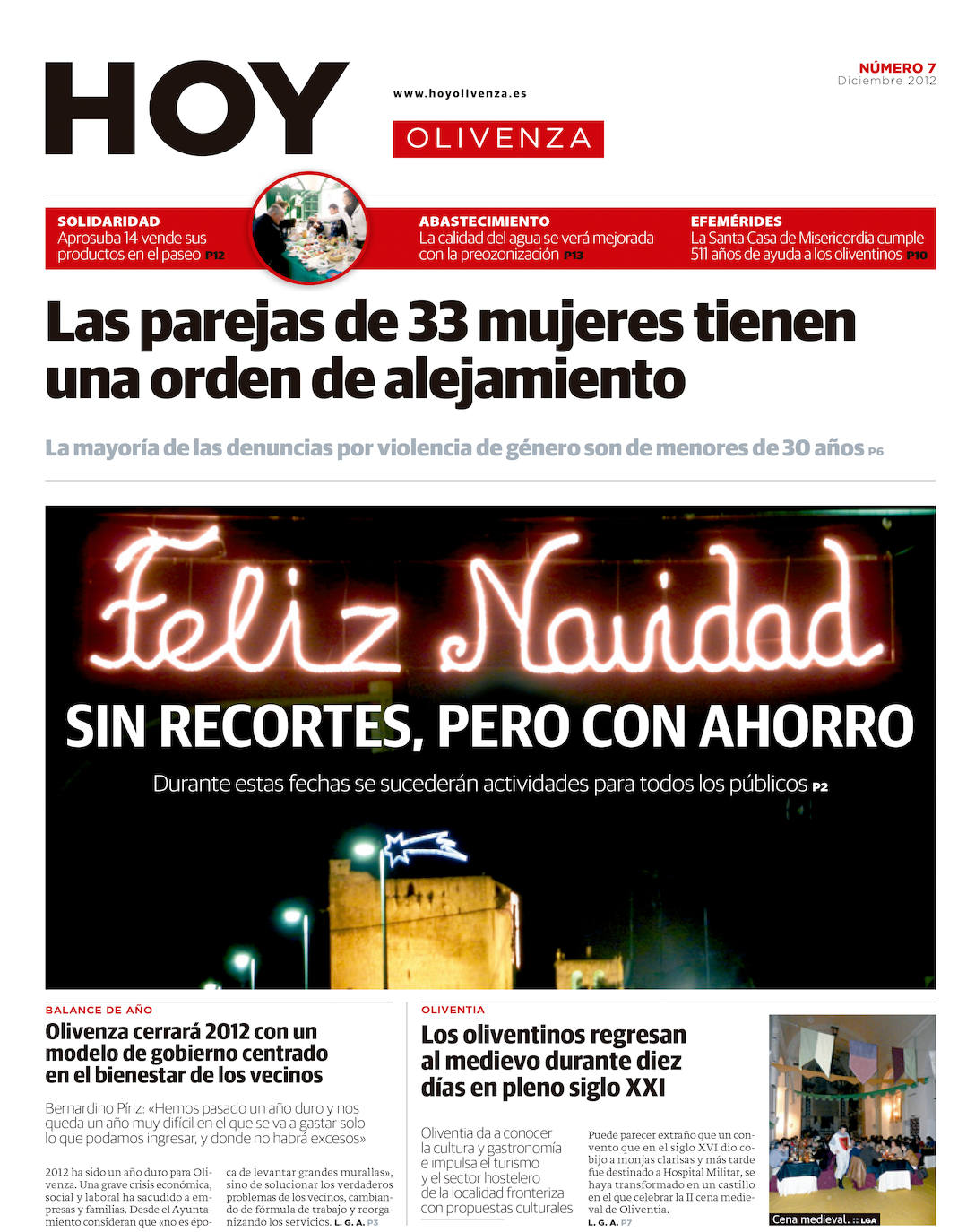 Fotos: Olivenza, portada a portada