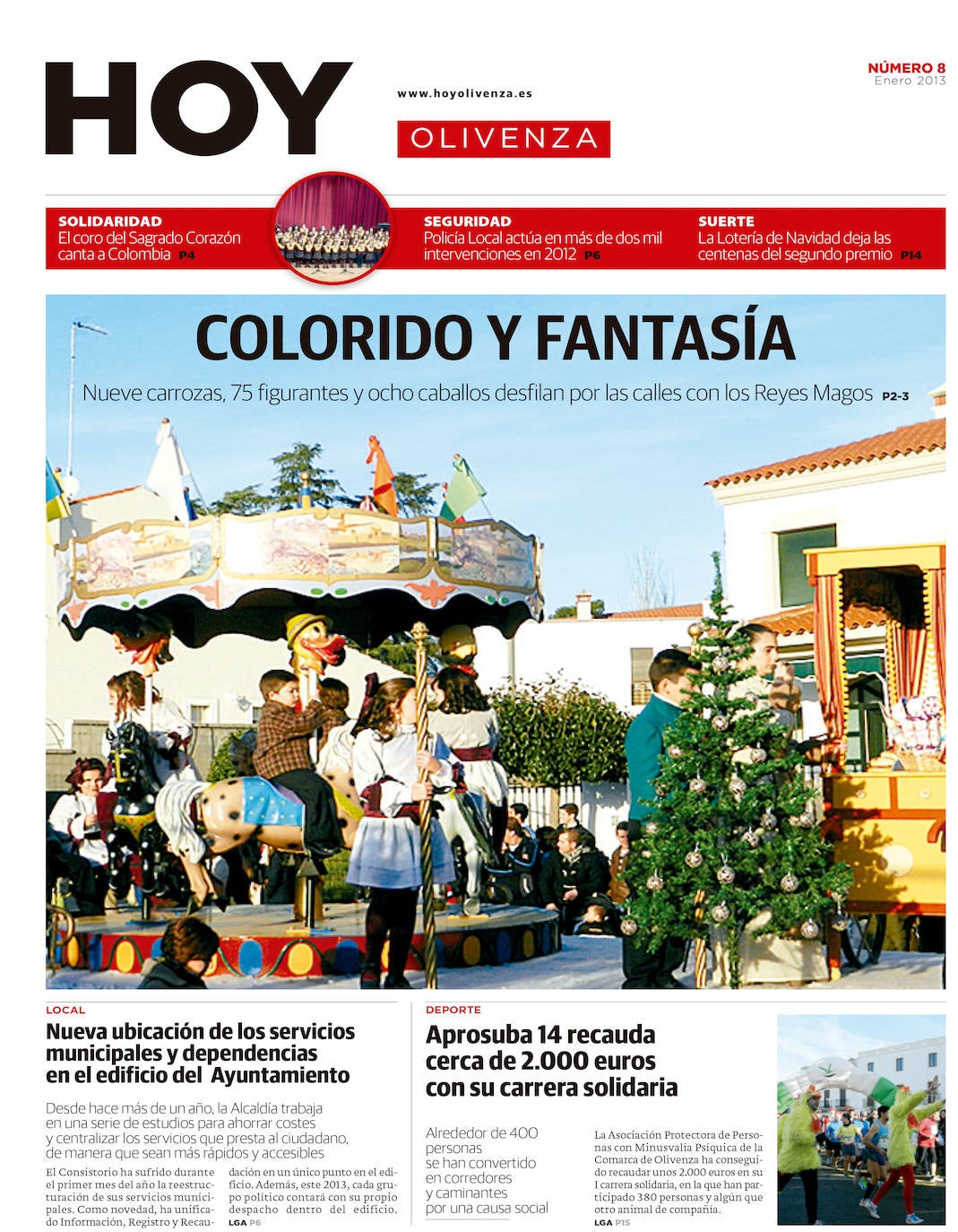 Fotos: Olivenza, portada a portada