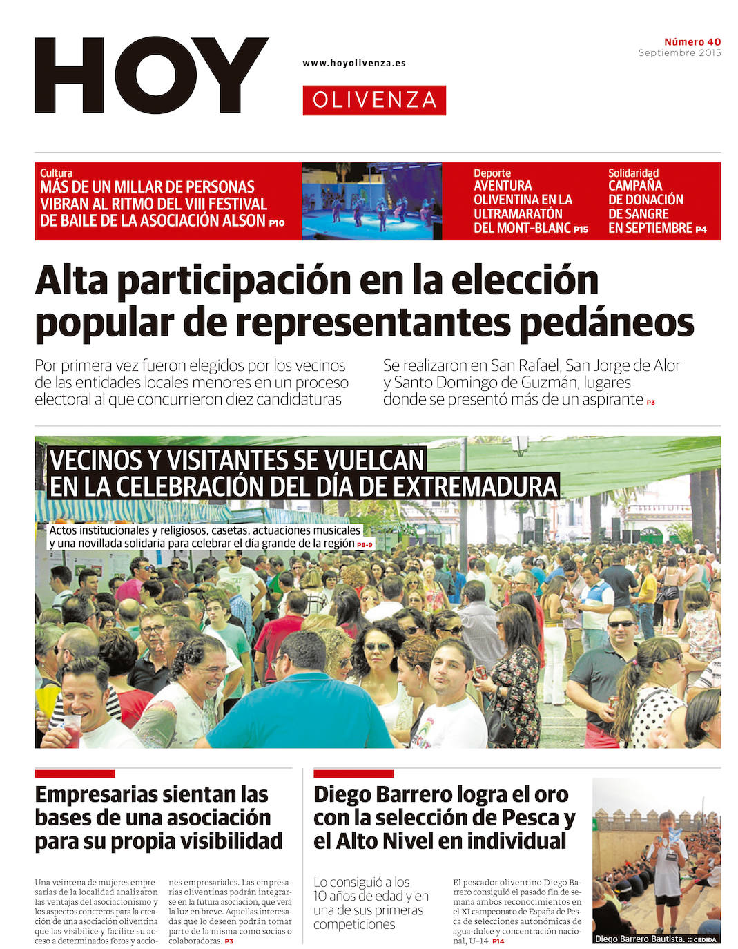 Fotos: Olivenza, portada a portada