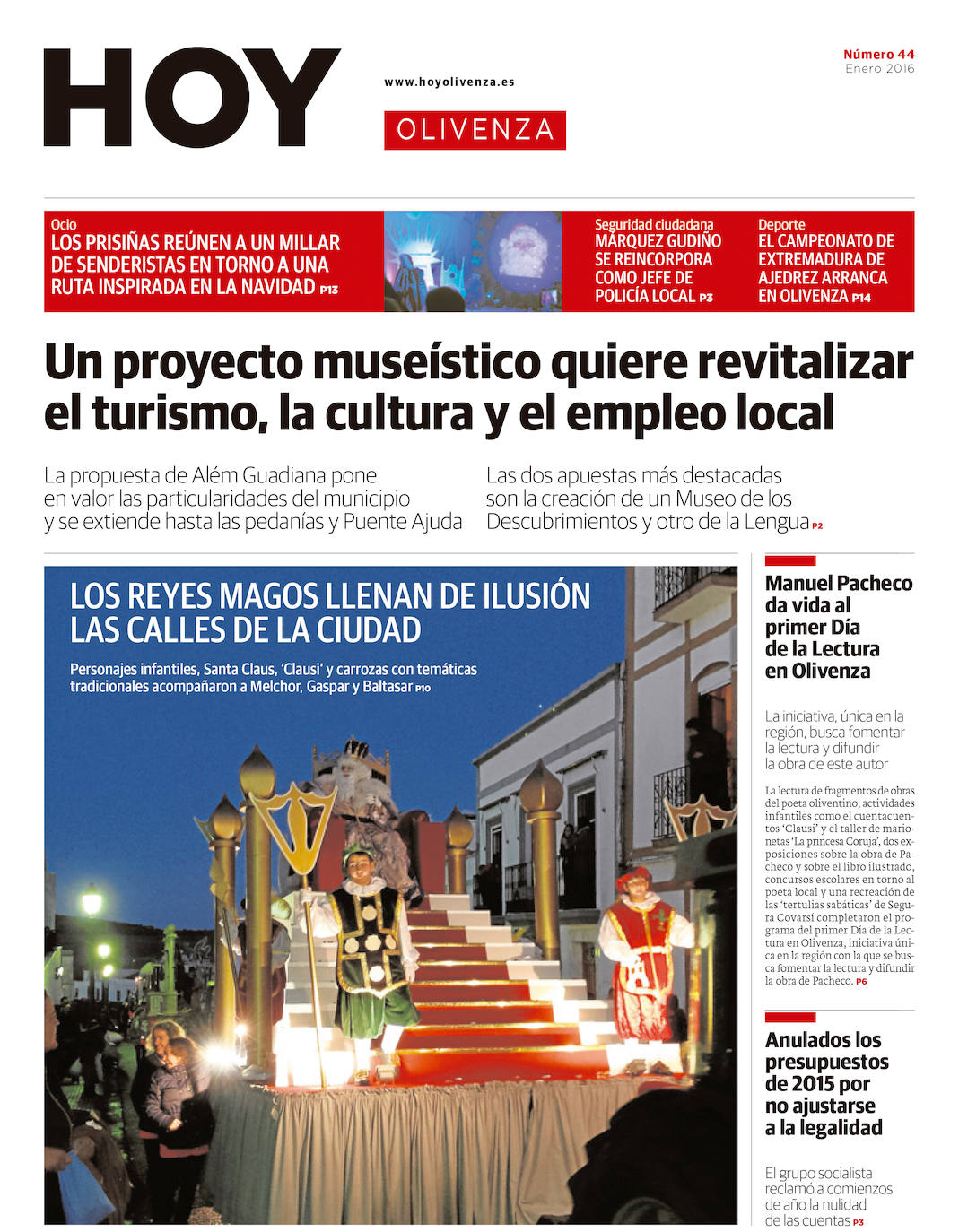 Fotos: Olivenza, portada a portada