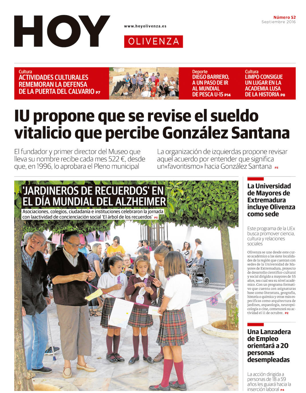 Fotos: Olivenza, portada a portada