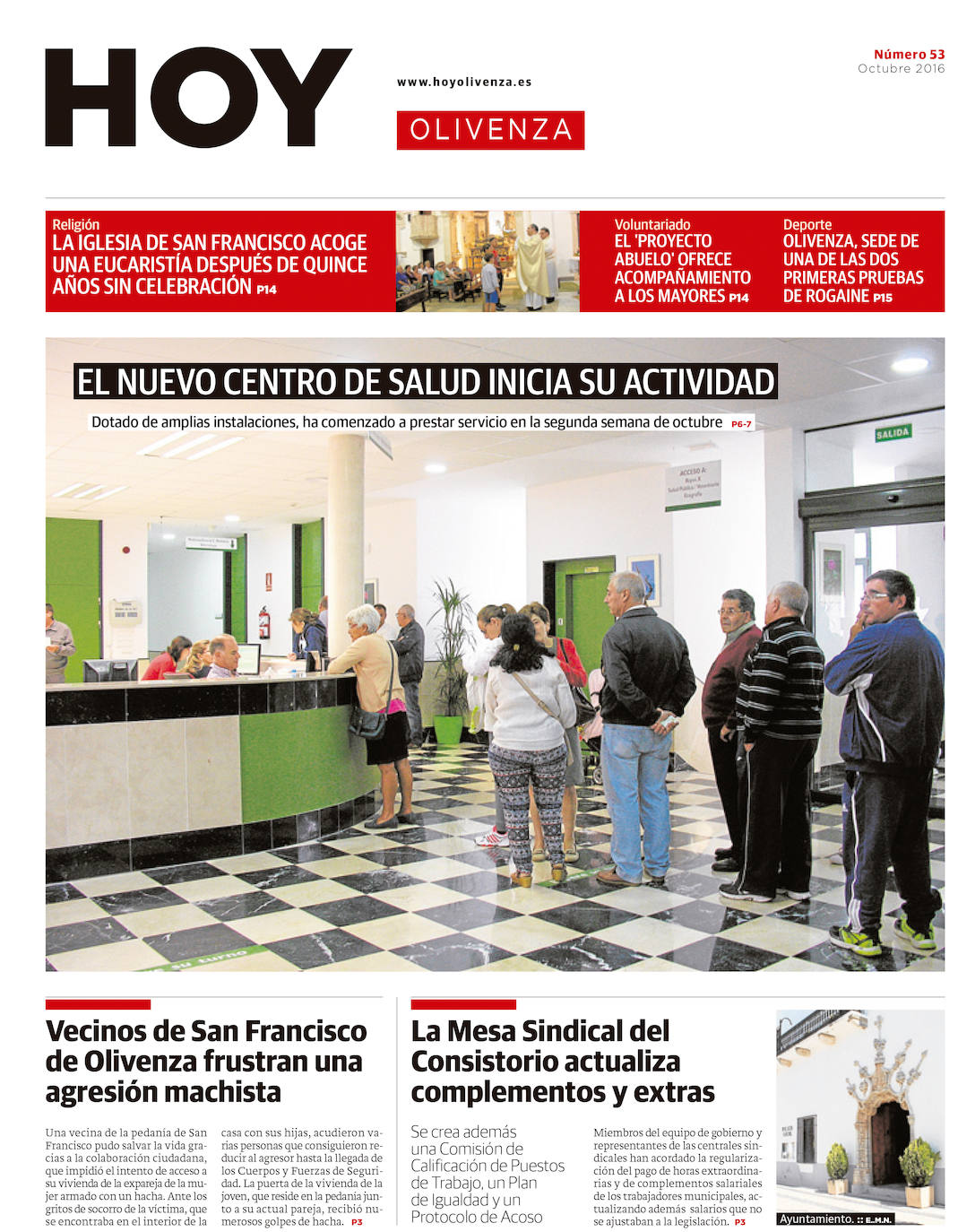 Fotos: Olivenza, portada a portada