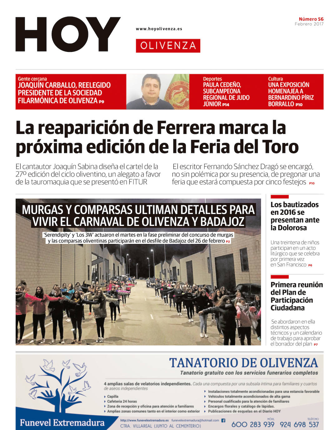 Fotos: Olivenza, portada a portada