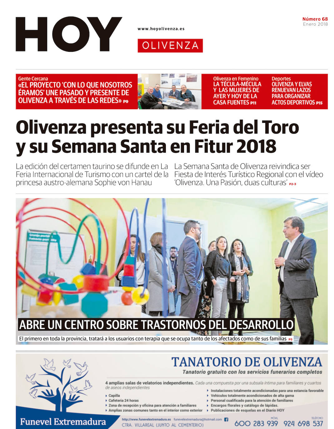 Fotos: Olivenza, portada a portada