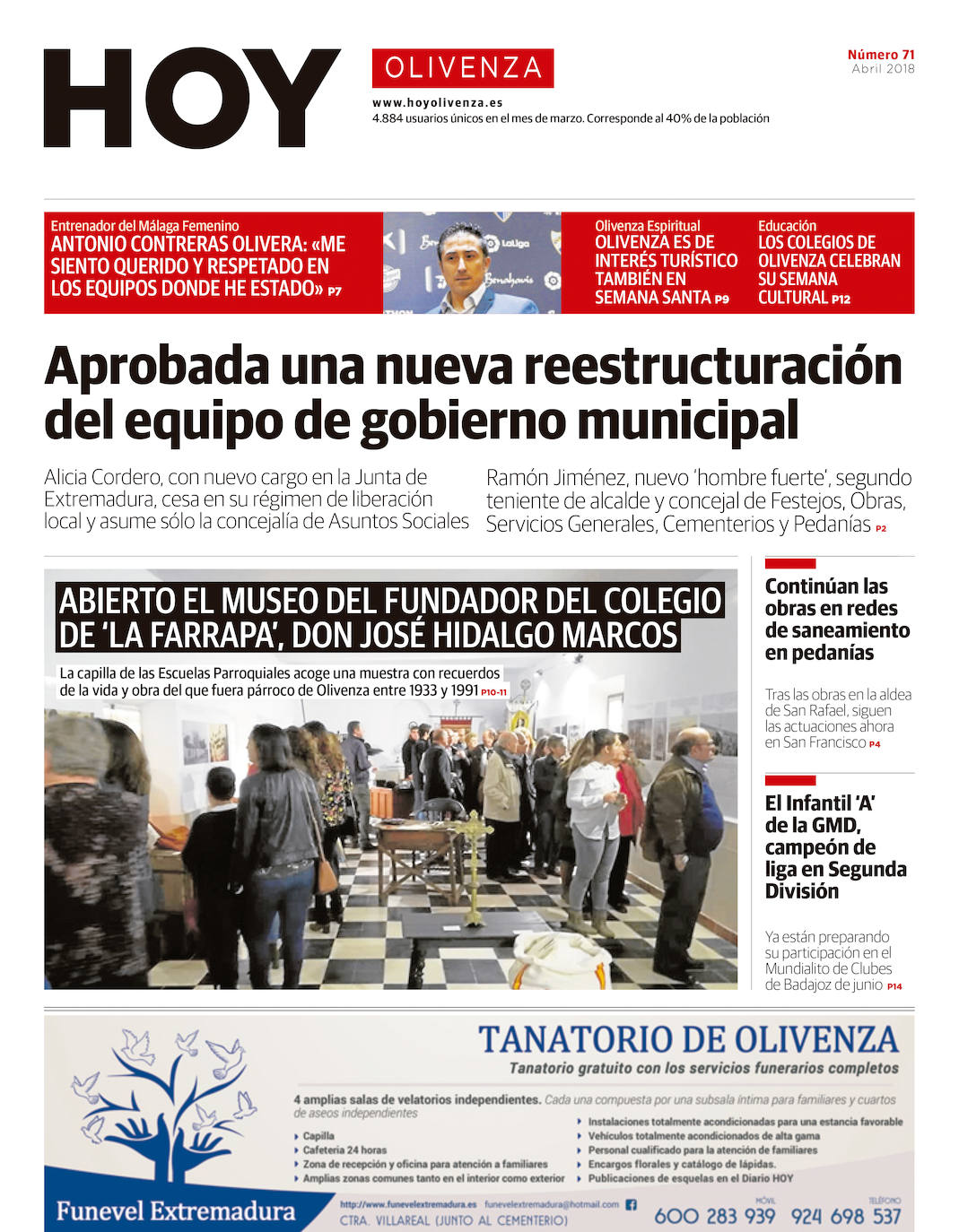 Fotos: Olivenza, portada a portada